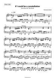 Sheet music, chords kessoku band - If I could be a constellation