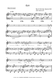 Sheet music, chords Rauf & Faik, Nikita N.B - OLA