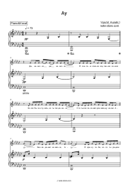 Sheet music, chords 10AGE, Ramil' - Ау