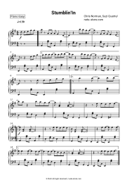 Sheet music, chords Chris Norman, Suzi Quatro - Stumblin' In