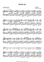 Sheet music, chords Ottawan - Hands Up