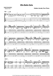 Sheet music, chords Eslabon Armado, Peso Pluma - Ella Baila Sola