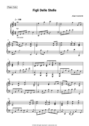 Sheet music, chords Alan Sorrenti - Figli Delle Stelle