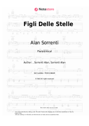 Sheet music, chords Alan Sorrenti - Figli Delle Stelle