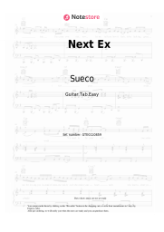 Sheet music, chords Sueco - Next Ex