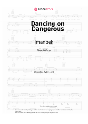 Sheet music, chords Imanbek, Sean Paul, Sofia Reyes - Dancing on Dangerous
