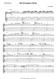 Sheet music, chords Leo Rojas - Der einsame Hirte