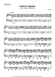 Sheet music, chords H.E.R. - Hold Us Together (from 'Safety' soundtrack)