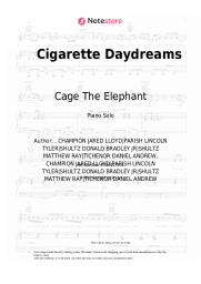 undefined Cage The Elephant - Cigarette Daydreams
