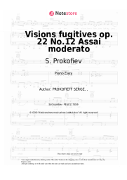 undefined S. Prokofiev - Visions fugitives op. 22 No.12 Assai moderato