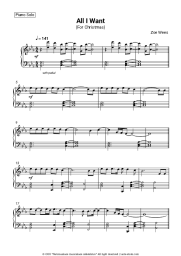 undefined Zoe Wees - All I Want (For Christmas)