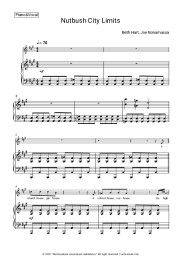 Sheet music, chords Beth Hart, Joe Bonamassa - Nutbush City Limits