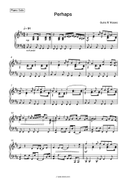 Sheet music, chords Guns N' Roses - Perhaps