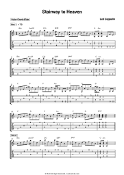 Sheet music, chords Led Zeppelin - Stairway to Heaven