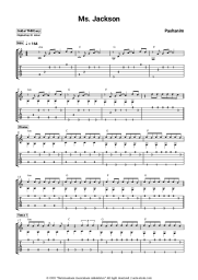 Sheet music, chords Pashanim - Ms. Jackson