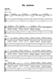 Sheet music, chords Pashanim - Ms. Jackson