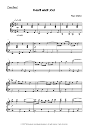 Sheet music, chords Floyd Cramer - Heart and Soul