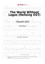 Sheet music, chords Yasushi Ishii - The World Without Logos (Hellsing OST)