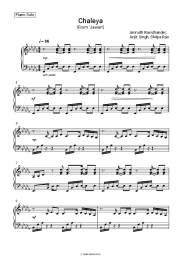 Sheet music, chords Anirudh Ravichander, Arijit Singh, Shilpa Rao - Chaleya (From 'Jawan')