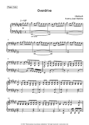 Sheet music, chords Ofenbach, Norma Jean Martine - Overdrive