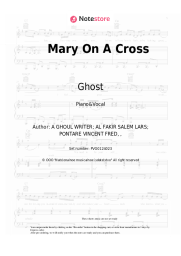 Sheet music, chords Ghost - Mary On A Cross