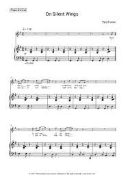 Sheet music, chords Tina Turner - On Silent Wings