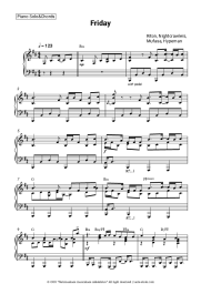 Sheet music, chords Riton, Nightcrawlers, Mufasa, Hypeman - Friday