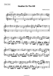 Sheet music, chords Nathan Evans - Heather On The Hill