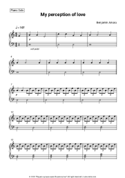 Sheet music, chords Benjamin Amaru - My perception of love