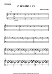 Sheet music, chords Benjamin Amaru - My perception of love