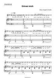 Sheet music, chords HBz, 2 Engel & Charlie - Erinner mich