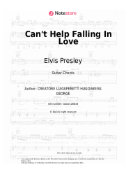 undefined Elvis Presley - Can't Help Falling In Love
