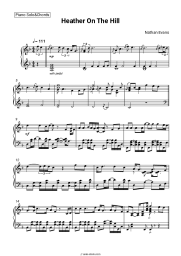 Sheet music, chords Nathan Evans - Heather On The Hill