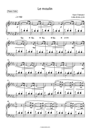 Sheet music, chords Yann Tiersen - Le Moulin