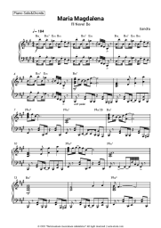 Sheet music, chords Sandra - (I'll Never Be) Maria Magdalena