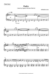 Sheet music, chords Raffaella Carra - Pedro (Jaxomy, Agatino Romero Remix)