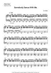 Sheet music, chords DJ BoBo - Somebody Dance With Me