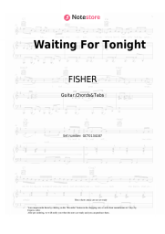 Sheet music, chords FISHER, Jennifer Lopez - Waiting For Tonight