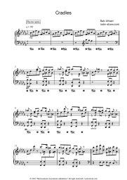 Sheet music, chords Sub Urban - Cradles