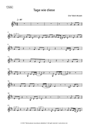 undefined Die Toten Hosen - Tage wie diese