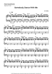 Sheet music, chords DJ BoBo - Somebody Dance With Me