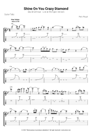Sheet music, chords Pink Floyd - Shine On You Crazy Diamond