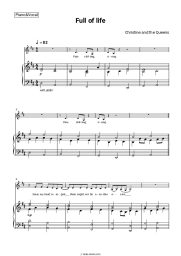 Sheet music, chords Christine and the Queens - Full of life