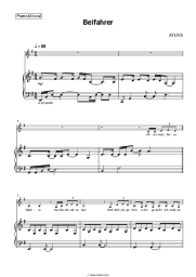 Sheet music, chords AYLIVA - Beifahrer