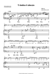 Sheet music, chords Ultimo - Ti dedico il silenzio