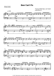 Sheet music, chords Thomas Rhett, Jon Pardi - Beer Can't Fix