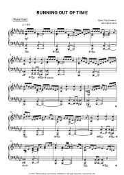 Sheet music, chords Tyler, The Creator - RUNNING OUT OF TIME