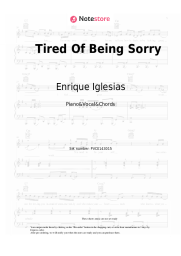undefined Enrique Iglesias - Tired Of Being Sorry