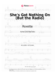 Sheet music, chords Roxette - She's Got Nothing On (But the Radio)