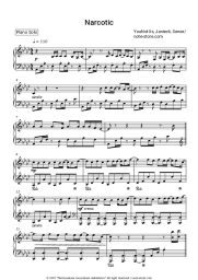 Sheet music, chords YOUNOTUS, Janieck, SENEX - Narcotic